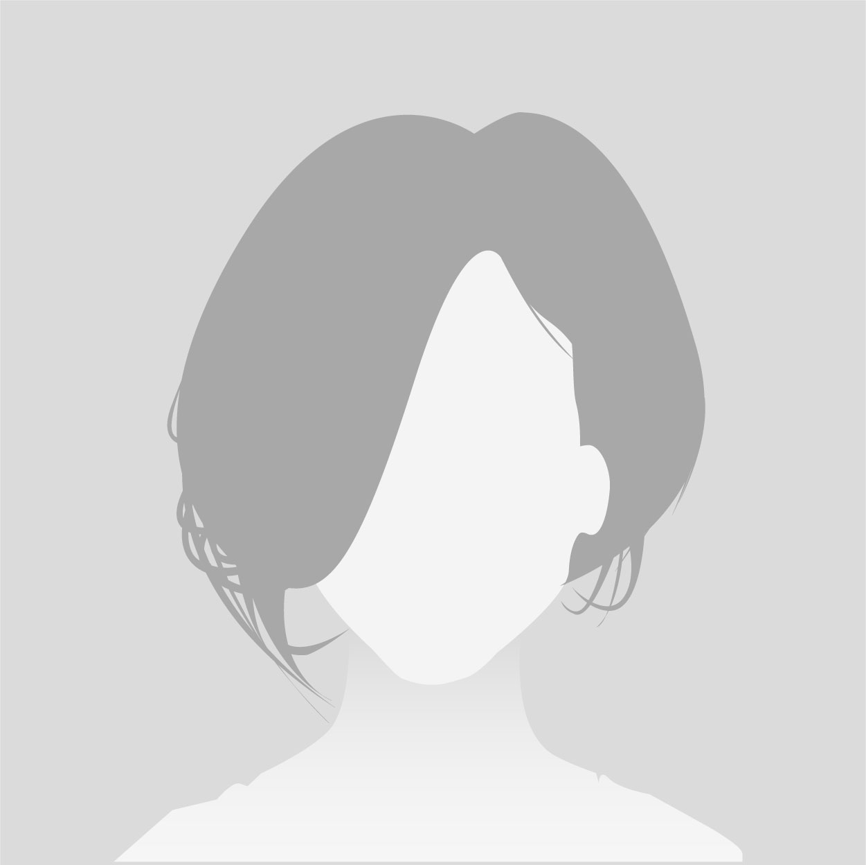 Abstraktes Porträt einer Frau ohne Gesichtszüge